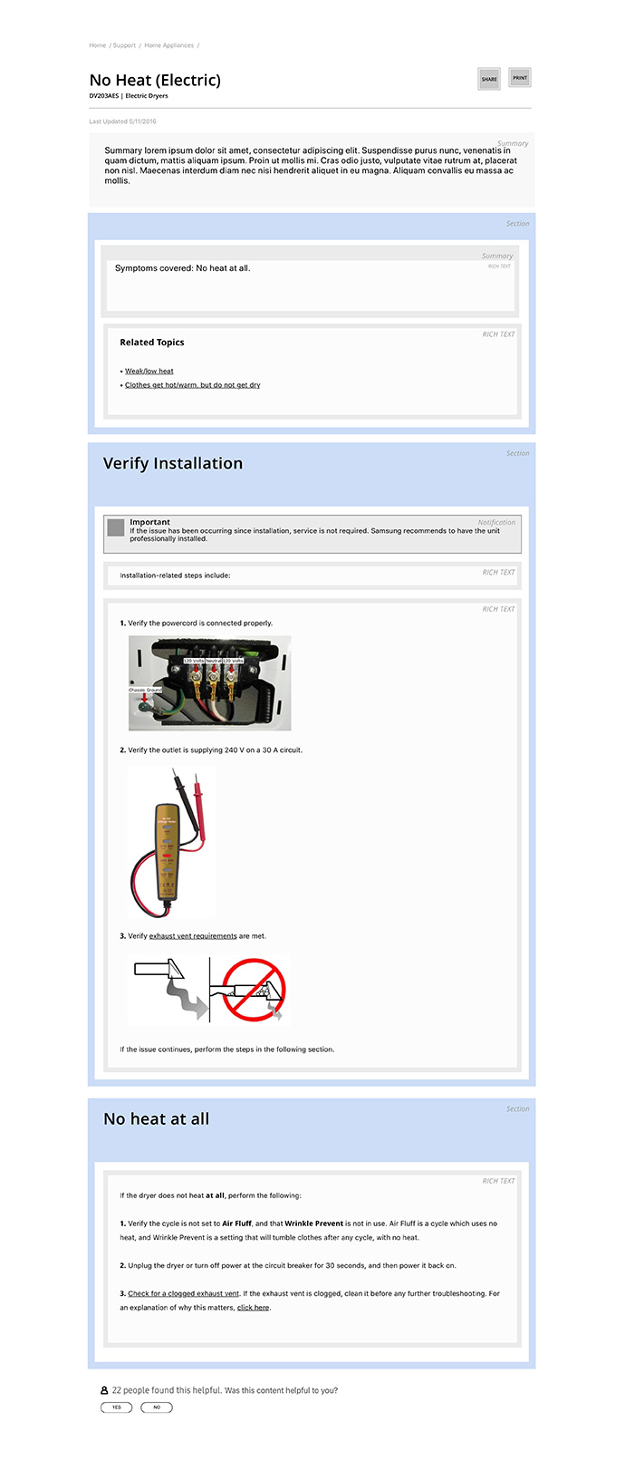 A sample of the many, many wires created to test module concepts against live content.